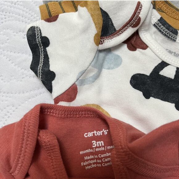 NWT Carter's 5 Piece Transportation Bodysuit Bundle 3m - Picture 6 of 10